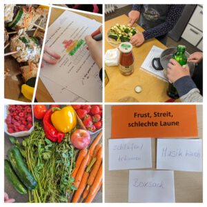 Kochen, Ernährungsberatung und Schulangebote